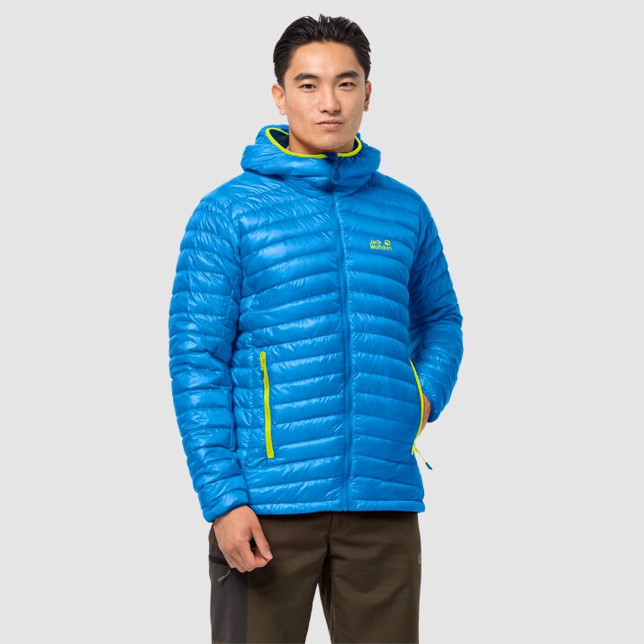 Chamarra Pluma Jack Wolfskin Mountain Hombre Azules Mexico-2563984